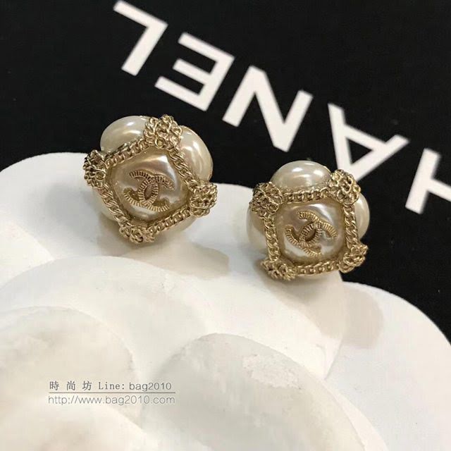 chanel耳環 香奈兒耳釘 小香經典Logo 耳環熱銷款  gzsc1147